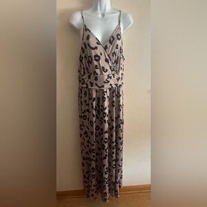 SHEIN Animal Print Maxi Dress